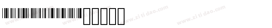 Libre Barcode字体转换